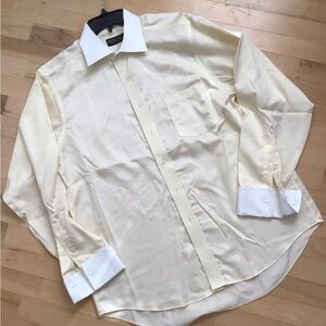 Donald J Trump Men's Cream Dress Shirt